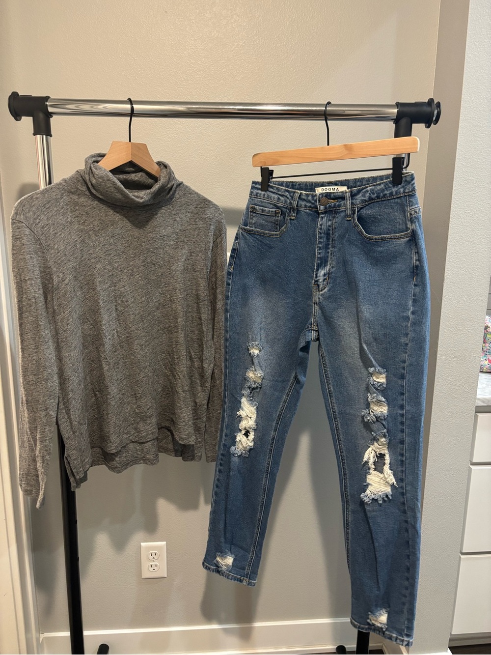 🌸DOGMA Light Blue Stretch Denim Jeans - Size 9